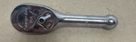 Snap-on Tools 3/8" Drive Chrome Fixed Head Stubby Ratchet Us Made FK830. Fixed Price $149.99.