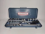 Gedore 19 TMU-10 Socket Set 1/2" 25 Piece 10-32MM Made In Germany. Fixed Price $234.16.