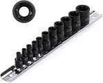 Ementol 11PCS E-torx Socket Set With Rail, Cr-v, 1/4" And 3/8" One Size. Fixed Price $14.39.