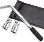 Telescoping Lug Wrench, Wheel With Standard Cr-v Sockets 17/19, 2. Fixed Price $27.53.