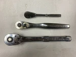 Sears Craftsman Usa Professional Full Polished 1/4 3/8 1/2 Ratchets Set. Fixed Price $99.50.