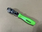 Snap-on FHKFD80A Green 3/8" Drive Stubby Flex Head Ratchet UNUSED#3. Fixed Price $499.00.