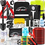 Premium 136-PIECE Roadside Emergency Car Kit Heavy Duty Safety Gear. Fixed Price $136.99.
