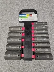 Kobalt Sae 1/2 Drive 13 Pc 6 Point Deep Impact Socket Set Used. Fixed Price $40.00.