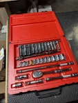 Snap-on General Service Set 206AFSP 31 Piece 3/8 Metric Socket Ratchet Extension. Fixed Price $375.00.