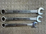 Three (3) Metric Craftsman Combo Wrenches And Vv Series, 14MM, 16MM, 17MM. Fixed Price $19.99.