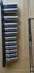 Snap-on 12 Piece Standard Length Socket Set Chrome Steel Silver. Fixed Price $122.50.