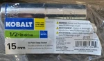 Nip Kobalt 337723, 1/2 Drive 15MM Deep 12PT Socket. Fixed Price $10.00.