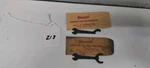 2 Vintage Starrett Micrometer Wrench With Original Envelopes. Fixed Price $17.95.