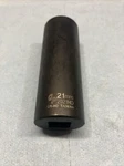 New Grey Pneumatic 2021MD Deep 6PT 1/2 Drive Impact Socket. Fixed Price $19.95.