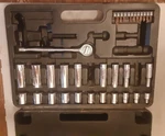 Surebilt Universal Spline Sae/mm Socket Set, 3/8" Drive #98171, *missing Some. Fixed Price $18.50.