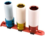 Sunex 2842 Tools 3-PIECE 1/2 In. Drive Metric Wheel Protector Impact Socket Set. Fixed Price $56.99.