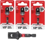 Brand New Milwaukee 48-32-5034 Shockwave 1/4" Hex SHANK-1/2" Socket Adapter. Fixed Price $20.99.