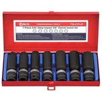 Genius Tools 7 Piece 3/8" Dr. Sae Deep Swivel Impact Socket Set TG-213-D. Fixed Price $130.44.