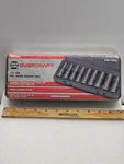 Napa Evercraft 1/2 Dr. 9-PC Metric Deep Socket Set (#776-1552) 10-22MM New. Fixed Price $39.99.
