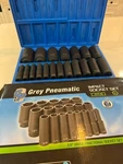 Grey Pneumatic 1319D 1/2" Drive Piece Deep Length Fractional Master Set. Fixed Price $162.99.