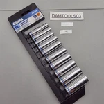 Quinn 10PC. Chrome Deep Socket Set Metric 3/8" Dr. Point #64217. Fixed Price $28.99.