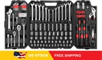Eastvolt 248 Pieces Mechanics Tool Set, General Purpose Mixed Sockets With Case. Fixed Price $80.06.