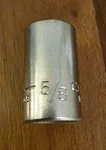 Craftsman Usa 5/8" Socket 12 Point 1/2" Drive -v- 47505. Fixed Price $9.50.