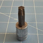 Snap-on Tools FTX45E 3/8" T45 Torx Bit Driver Socket Usa. Fixed Price $15.96.