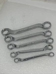 Sk Tools 5 Piece Metric Offset Stubby Box End Wrench Set, 6 Point, 9MM - 20MM. Fixed Price $89.99.