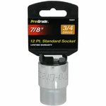 3/4 Inch Drive X 7/8 12-POINT Socket Sae Pro-grade 16201. Fixed Price $8.99.