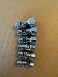 Snap-on 3/8 Drive 6-POINT Sae Universal Swivel Sockets Set Fs Series Chrome Usa. Fixed Price $85.00.