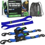 Retractable Ratchet Straps (4-PACK) Inch X 10 Feet (1,209LB Break Strength). Fixed Price $90.15.
