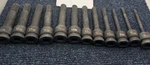 (12 Pieces) Grey Pneumatic 1/2" 4" Length Metric Hex Driver Sockets 6-19MM. Fixed Price $153.76.