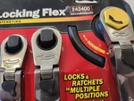 Sears Craftsman Locking Flex Wrench Set 942400 7 Pc Ratcheting Usa Sae Nos. Fixed Price $250.00.