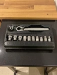 Snap-on Tools 12 Pc 1/4" Drive 6-POINT Metric Low Profile Ratchet/socket Set. Fixed Price $224.49.