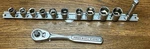 Craftsman 3/8 Mixed Metric Socket Set Snapon Rail Some Nos 2X10MM V Extension. Fixed Price $32.47.