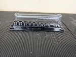 #AY864 New Snap On Tools 3/8" Drive 6PT Metric Shallow Socket Set 212FSMY. Fixed Price $169.95.