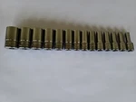 Snap-on Tools New 14PC 1/4" Drive Metric 6PT Semi-deep Bonus Socket Set 112TMMSY. Fixed Price $348.00.