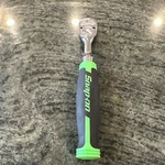 Snap On FH100 3/8 Drive Tooth Soft Grip Handle Ratchet Green. Fixed Price $199.45.