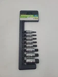 Pittsburgh 8PC Hex Bit Sockets Metric 3/8" & 1/2" Drive W/ Holder Missing 4MM. Fixed Price $9.35.