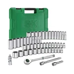 Sk 3/8" Drive Socket Set With 160-P Ratchet, 55-PIECE, Sae & Metric, Superkro.... Fixed Price $193.74.