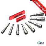 Professional Grade 8 Piece Magnetic Hex Shank Nut Driver Set For Impact Drive.... Fixed Price $50.33.