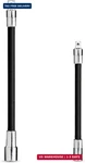 Neiko 00239A Flexible Extension-bar Set, 1/4-INCH And 3/8-INCH Drives,. Fixed Price $28.36.