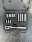 Vintage Nos Craftsman Sae 12 Piece 1/4" Drive Socket Set 34745 Made Usa. Fixed Price $39.99.