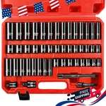 48-PIECE 3/8" Drive Impact Set Sae/metric Deep/shallow. Fixed Price $50.99.