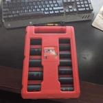 Craftsman Impact Socket Set, Metric, 1/2-INCH, 12-PIECE (CMMT15887) (A19). Fixed Price $65.00.