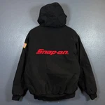 Snap-on Tools Xl Men Black Heavy Canvas Workwear Hooded Jacket. Fixed Price $127.50.