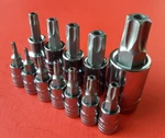 New Gearwrench 12 Piece Tamper Proof Torx Bit Driver Socket Set T8 T60. Fixed Price $33.43.