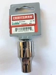 Craftsman 9 Mm X 1/2" Dr Socket Usa 34061 -12 Pt Made In Free Ship. Fixed Price $9.96.