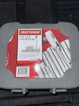 Sears Craftsman Usa Nos Rare 1/2 Metric Socket Set 17PC 34852 Thin Prof Ratchet. Fixed Price $139.00.