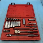 Snap-on PB17 3/8" Drive Metric Socket Set Wrench Case Ratchet Box. Fixed Price $342.99.