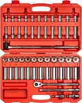1/2 Inch Drive 6-POINT Socket And Ratchet Set With Case, 51-PIECE (10-32 Mm). Fixed Price $255.99.