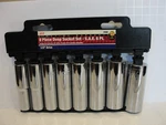 Ace 8-PIECE Deep Socket Set S.a.e. 6 Pt., 1/2-INCH Drive, # 23588. Fixed Price $18.95.