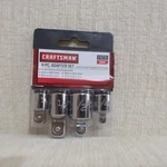 Craftsman Pc Socket Adapter Reducer/expander/converter Set 1/2 3/8 1/4" Drive. Fixed Price $18.95.
